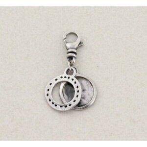Sterling Silver Silpada Photo Op Locket Charm Cherish